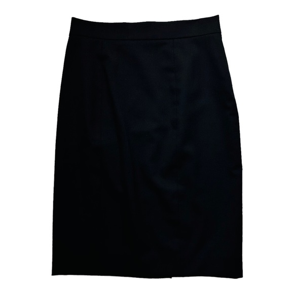 Moschino Cheapandchic Black Wool Academia Skirt - Black - Picture 1 of 7